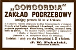 Zaklad pogrzebowy “Concordia” J. K. Pekulskiego